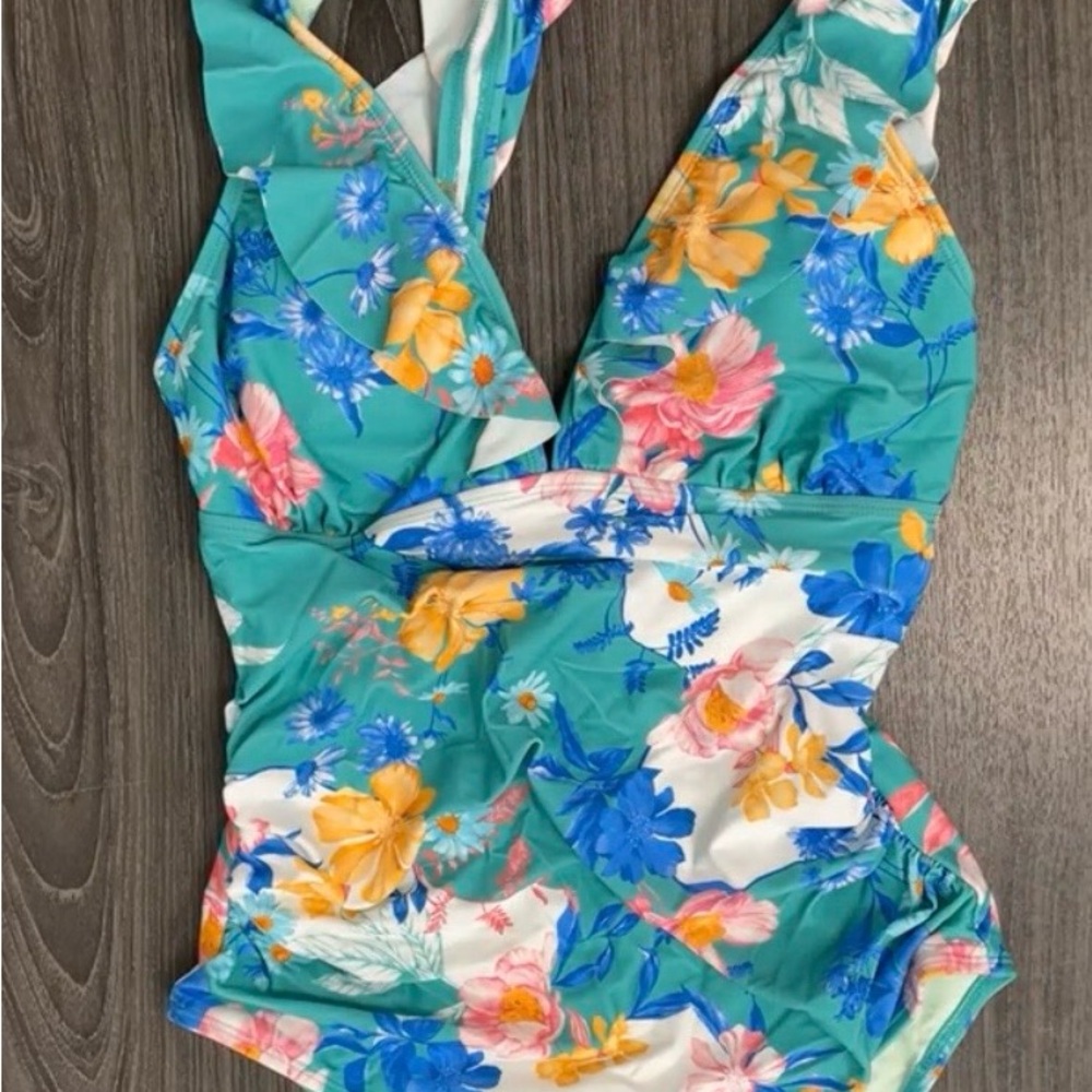 Floral One-Piece Swimsuit